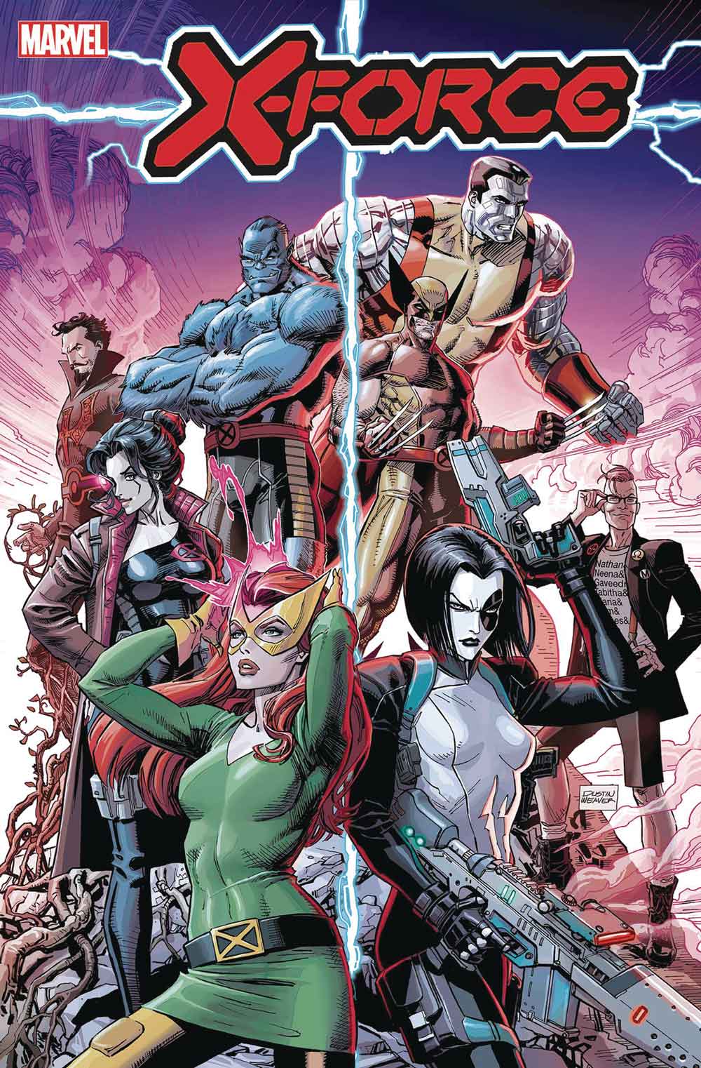 x-force wolverine y bestia