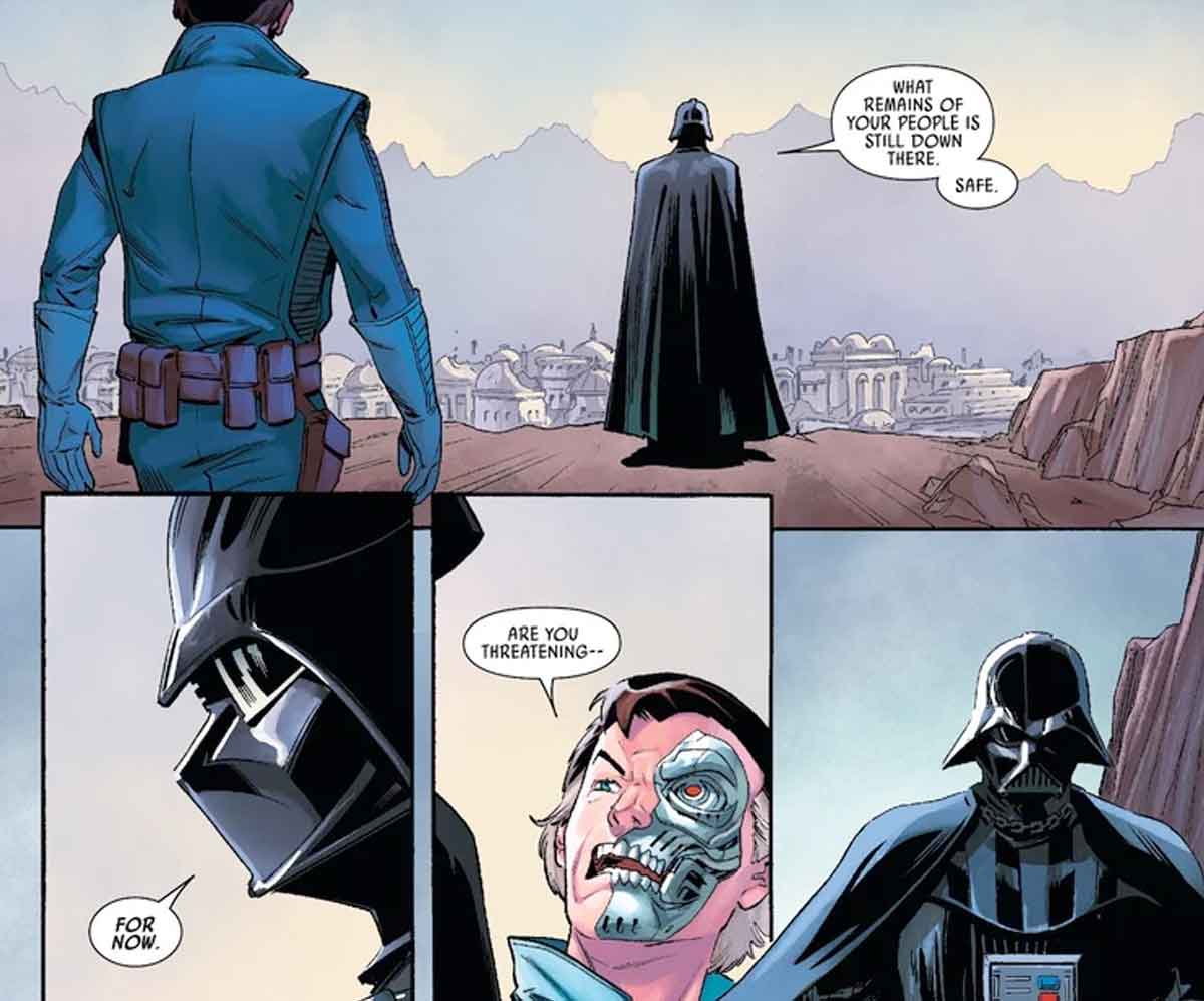 Star Wars revela la protección Cyborg secreta de Darth Vader star wars revela la protección cyborg secreta de darth vader