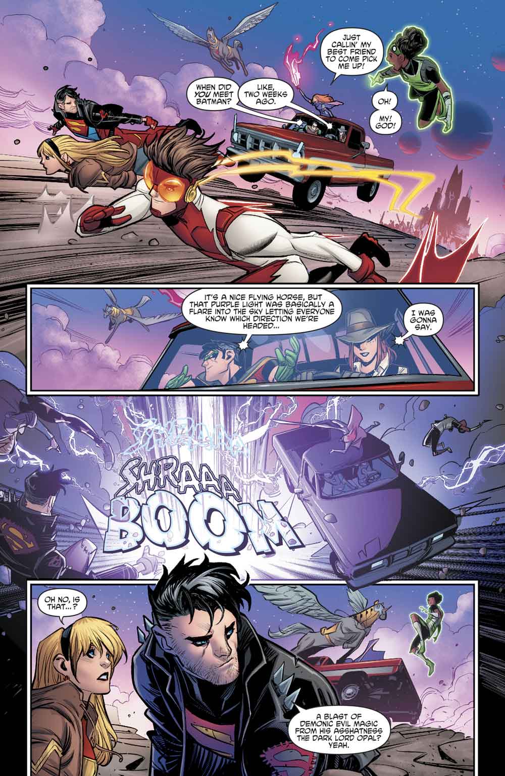 Young Justice 5. Eramos un equipo ¡Somos un equipo! página young justice 5