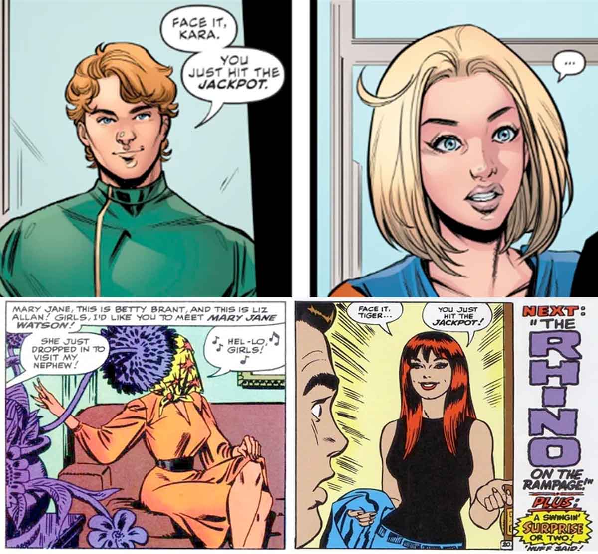 supergirl copia una de las míticas frases de spider-man