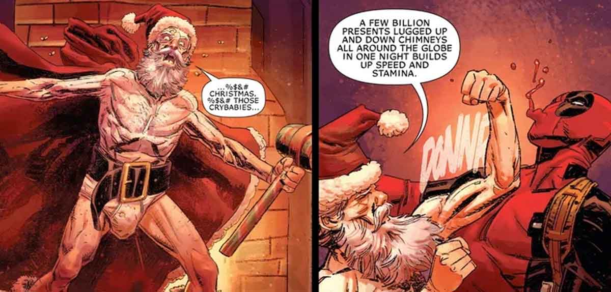 santa claus es real y es un poderoso mutante de los x-men marvel
