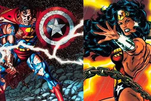 superman y wonder woman thor