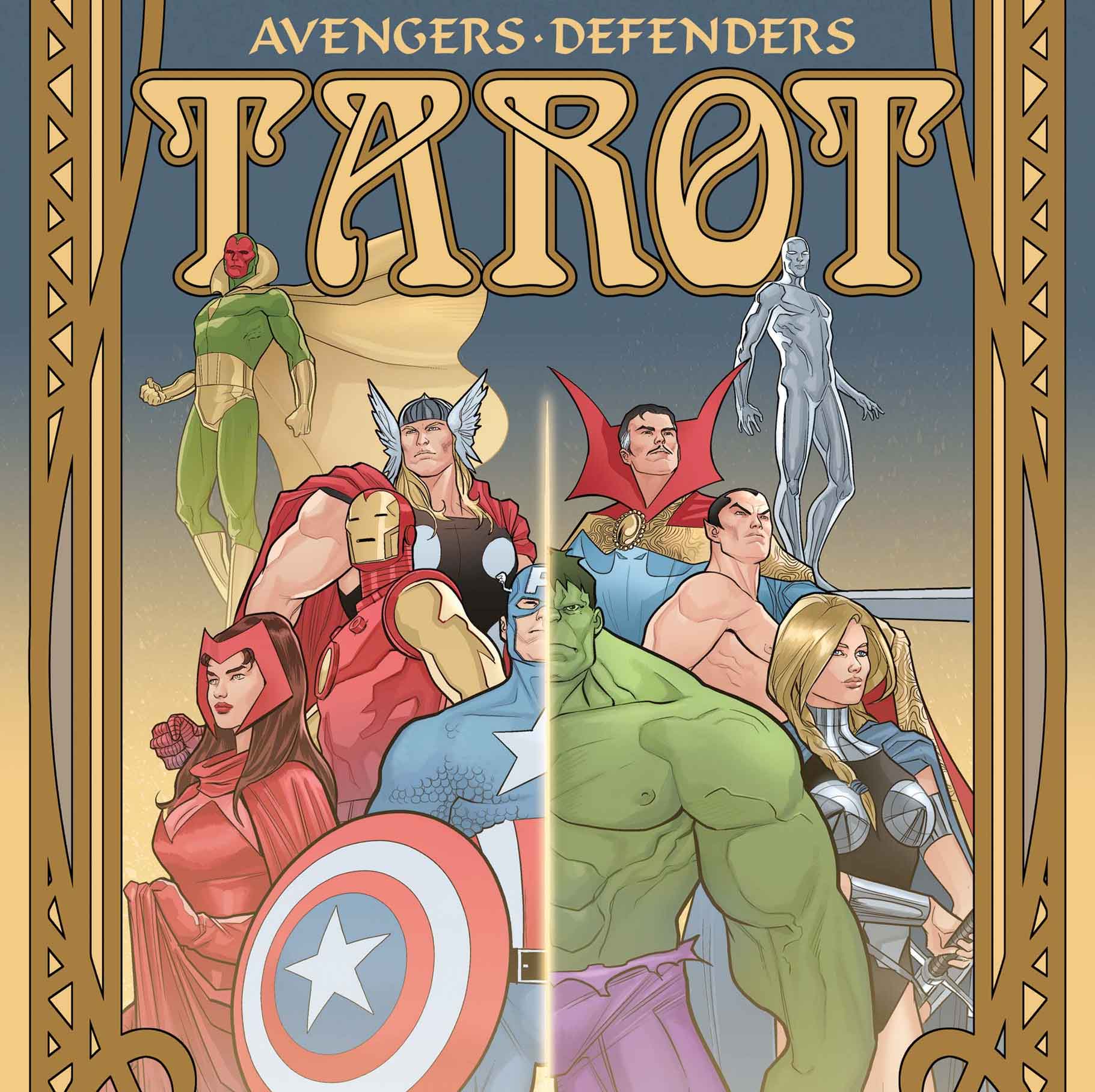 dos vengadores se fusionan en un poderos héroe