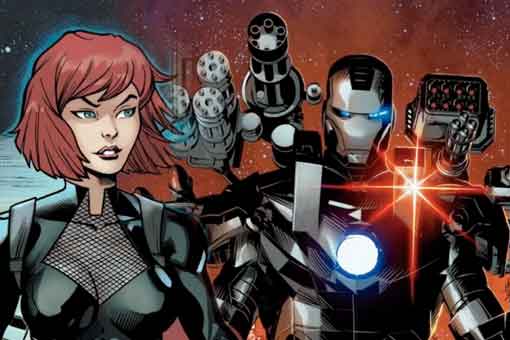 viuda negra obtiene su propia armadura de iron man
