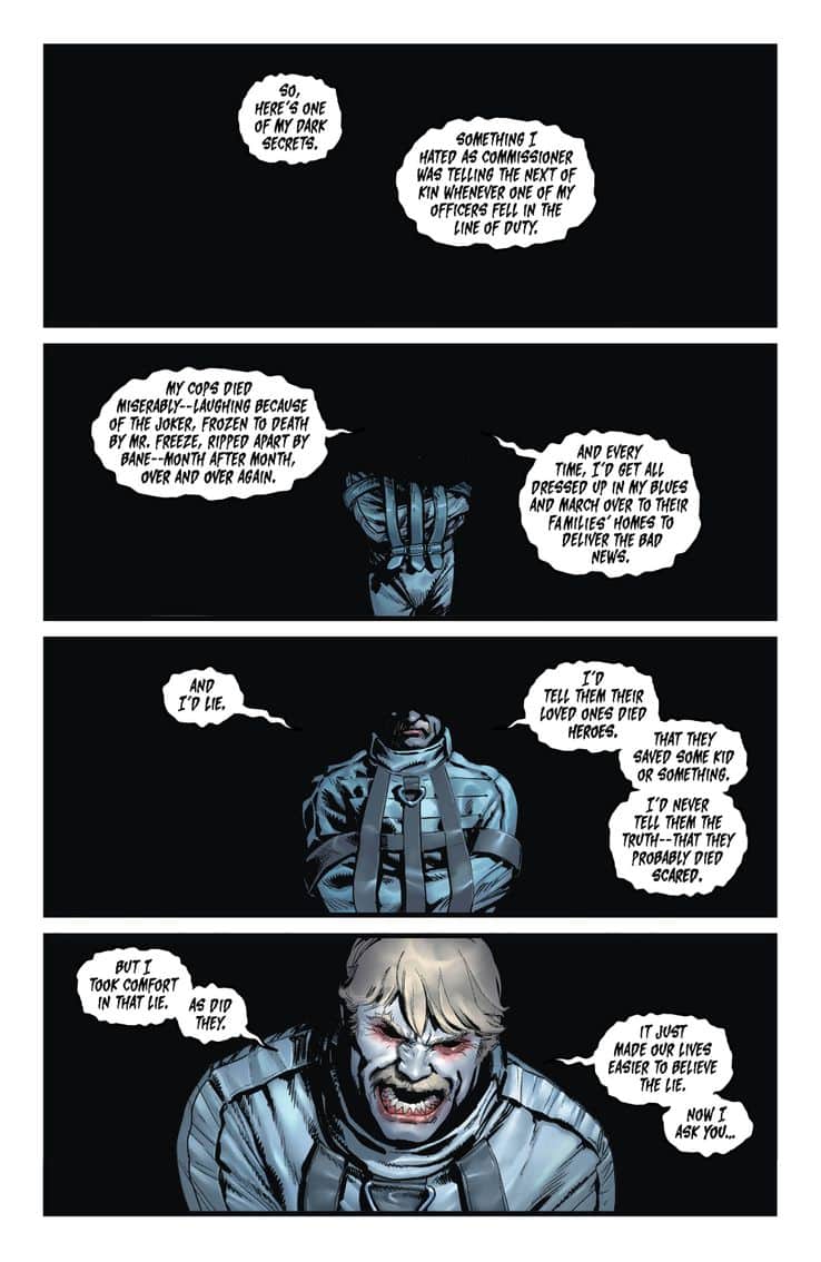 Batman y Superman descubren uno de los secretos más oscuros de Jim Gordon jim gordon oscuro secreto