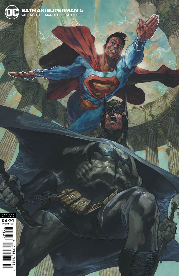 Batman y Superman descubren uno de los secretos más oscuros de Jim Gordon batman / superman 6 cover variante