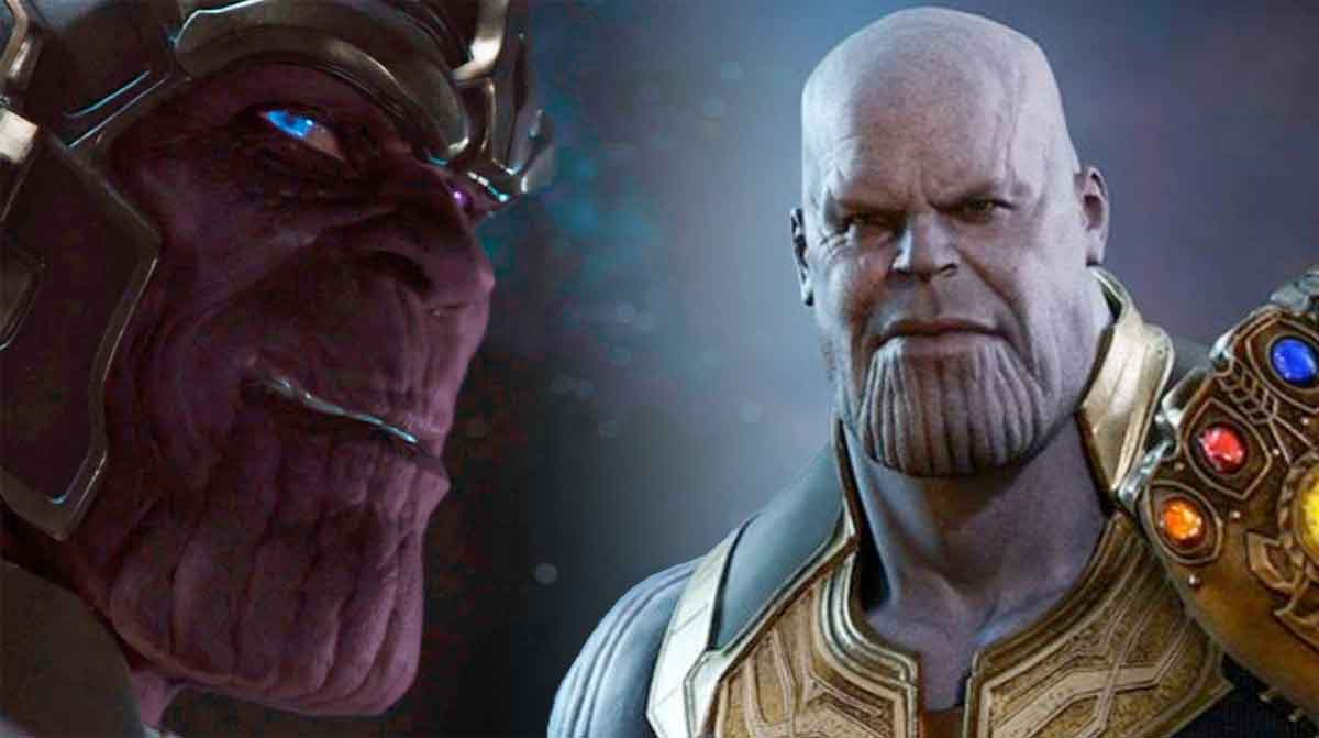 motivo del cambio de aspecto de thanos después de los vengadores (2012)