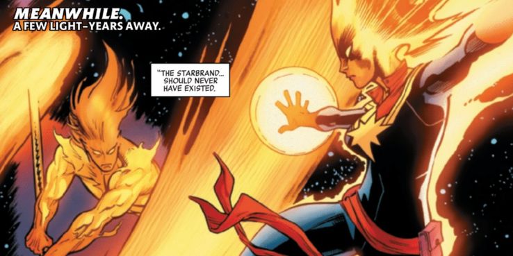 capitana marvel vs firelord