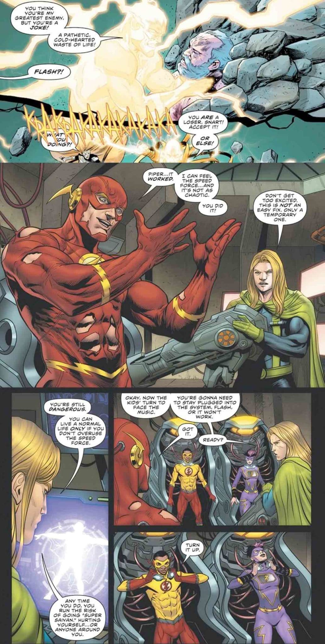 the flash confirma que dragon ball z existe en el universo dc comics