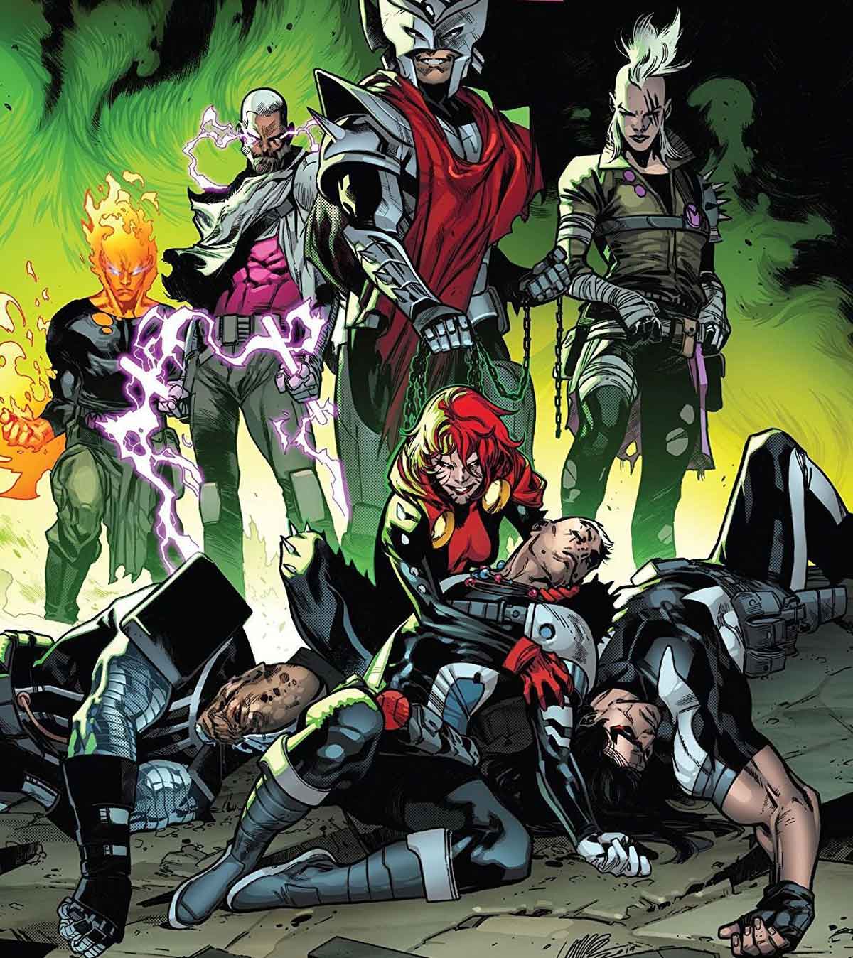 reseña de x force 4 y 5 de marvel comics
