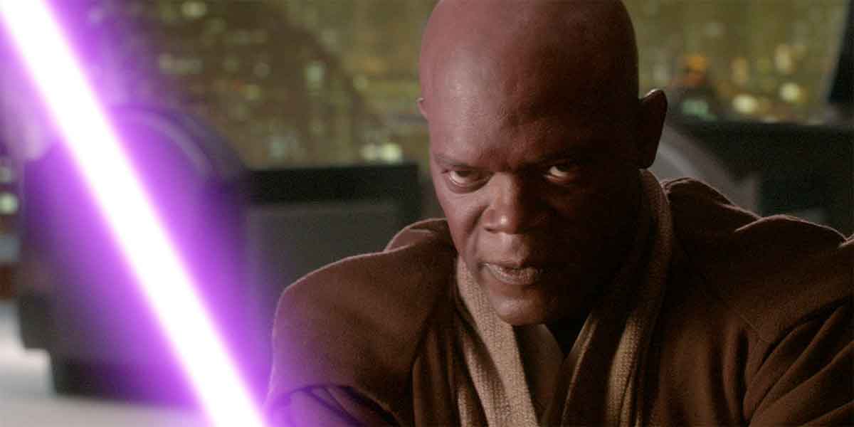 Así pidió Samuel L Jackson que su sable fuera morado en Star Wars