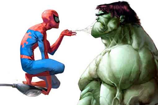 spider-man descubrió cómo matar a hulk