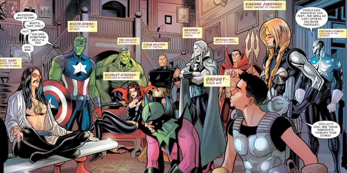 Los Vengadores cambian los poderes y las personalidades los vengadores cambian los poderes y las personalidades