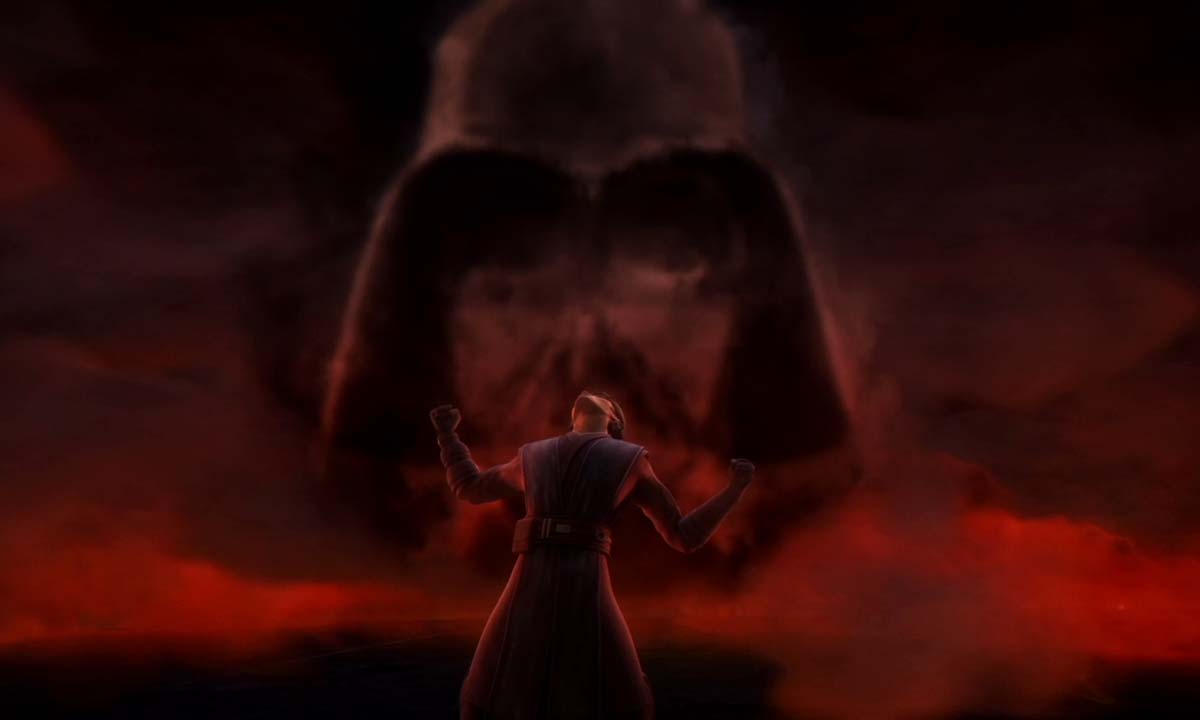 anakin vision darth vader clone wars