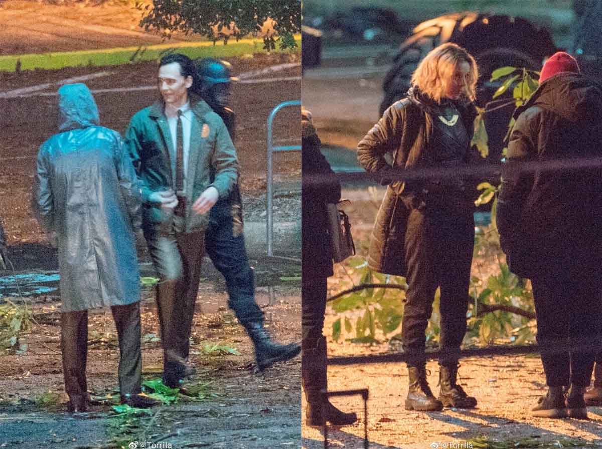 filtran escenas del rodaje de la serie loki y primera imagen de lady loki