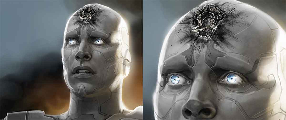 Vengadores: Infinity War revela nueva versión de la muerte de Vision vengadores: infinity war revela nueva versión de la muerte de vision