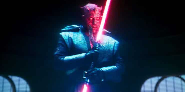darth maul en Solo: Una historia de Star Wars