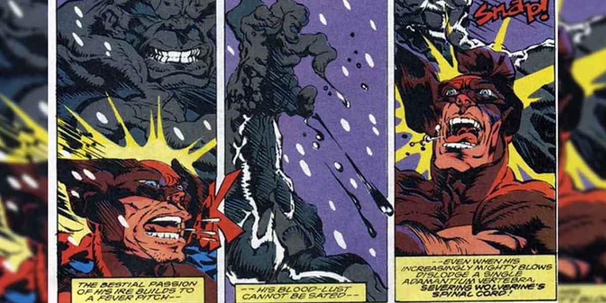hulk mató a wolverine de una forma brutal
