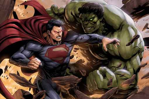 hulk aplasta a superman en un cómic que nunca se publicó