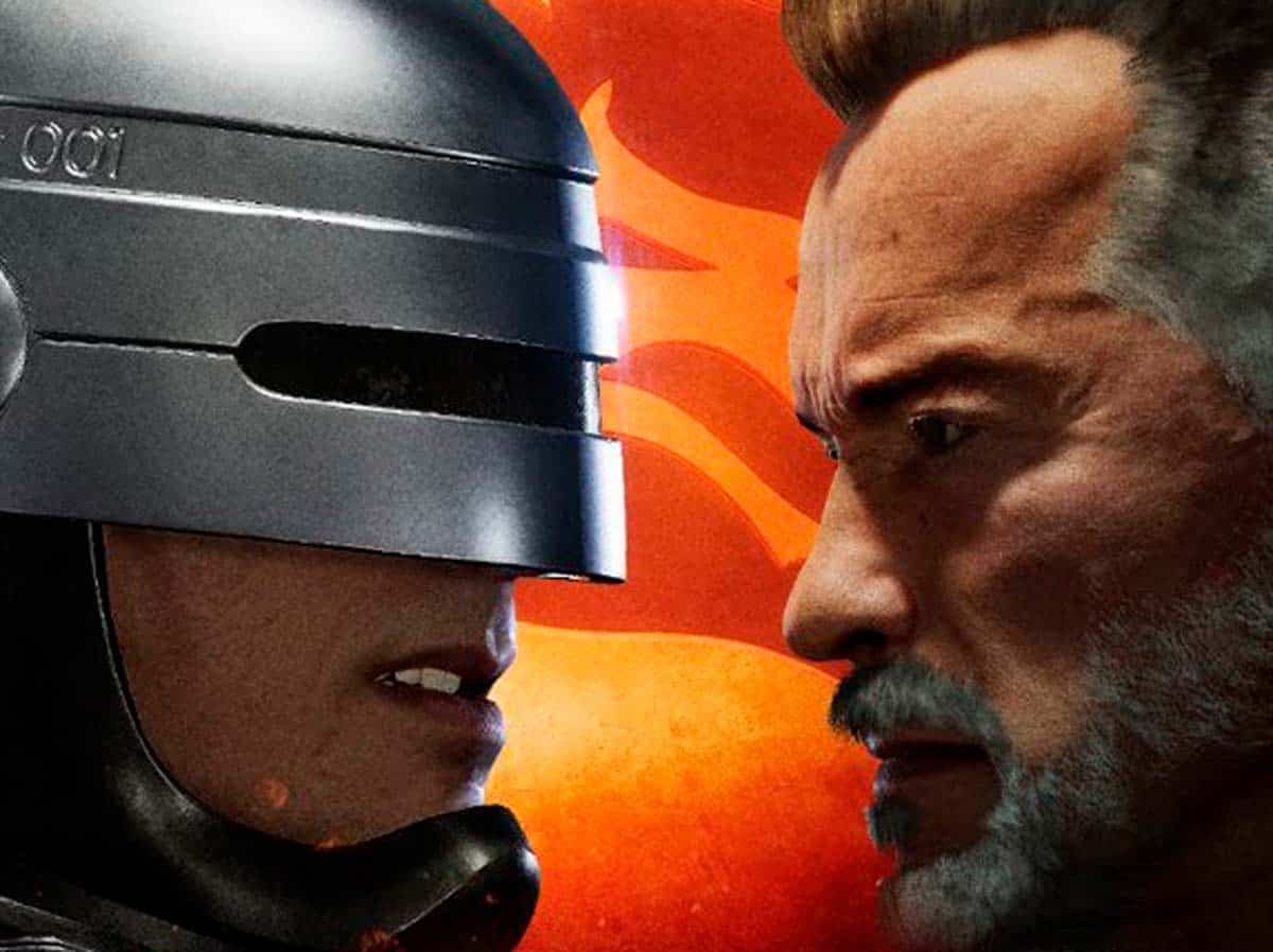 mortal kombat 11 presenta un épico robocop vs terminator