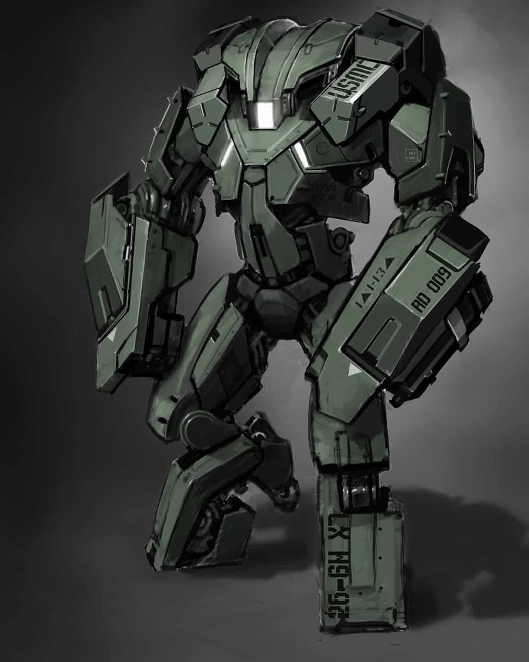 ryan meinerding art Drone de Justin Hammer 