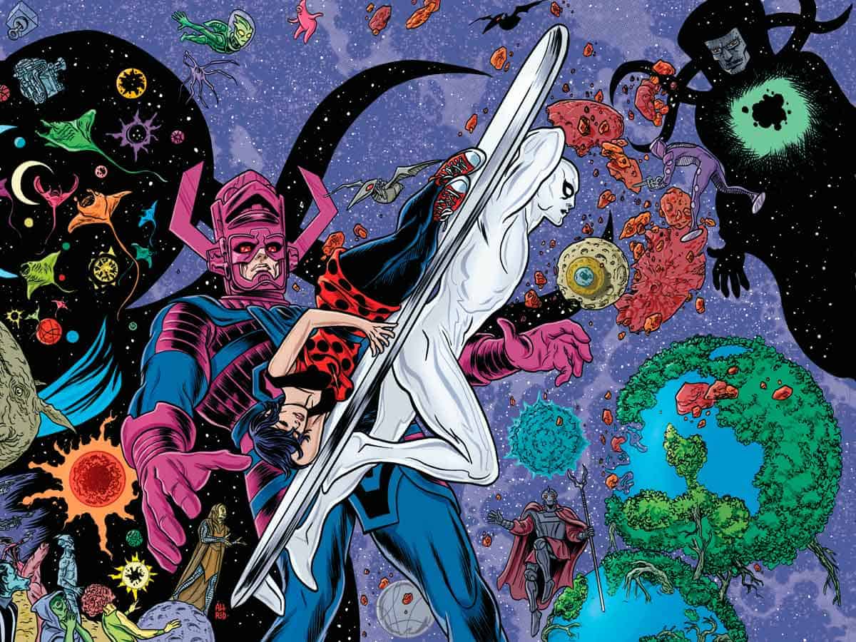 marvel omnibus. estela plateada de dan slott y mike allred