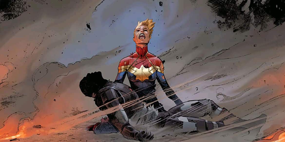 11 ocasiones en las que Iron Man murió muerte de iron man a manos de carol danvers