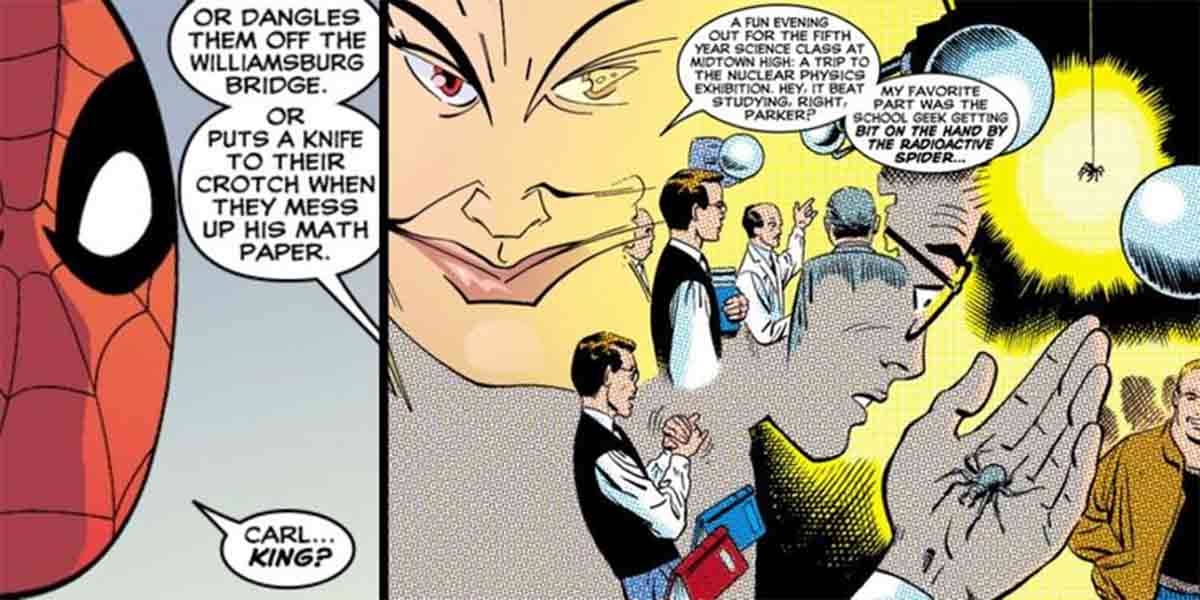 spider-man tiene un villano hecho de mil arañas