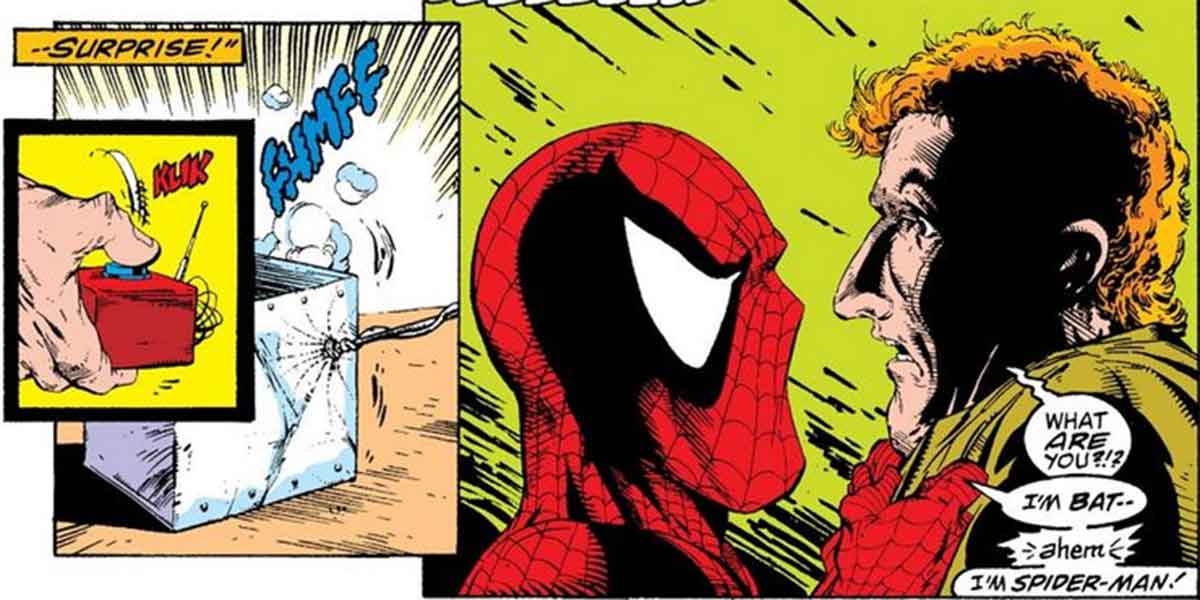 spider-man una vez pensó que era batman
