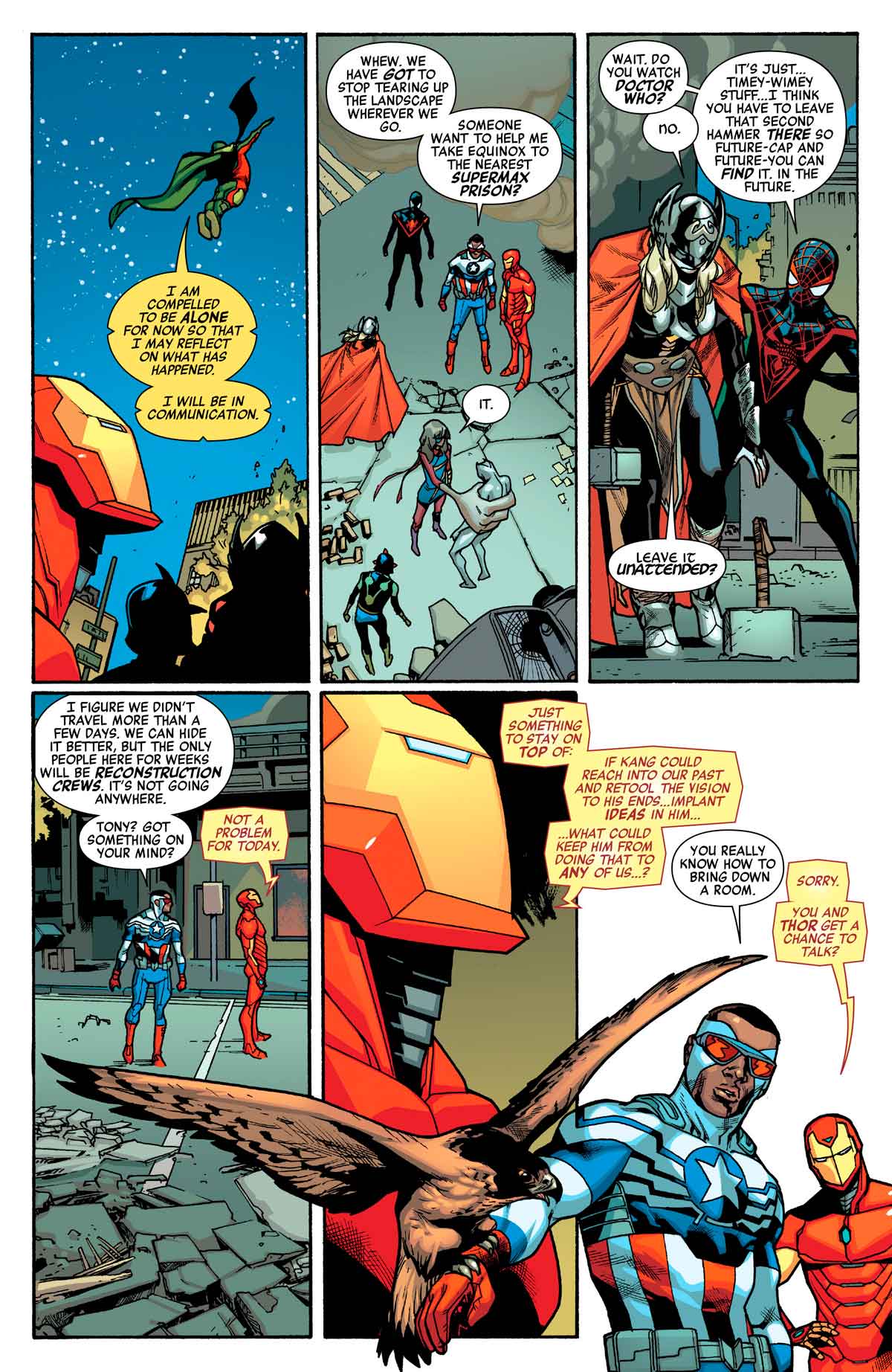 Miles Morales usa al Doctor Who para explicar los viajes en el tiempo