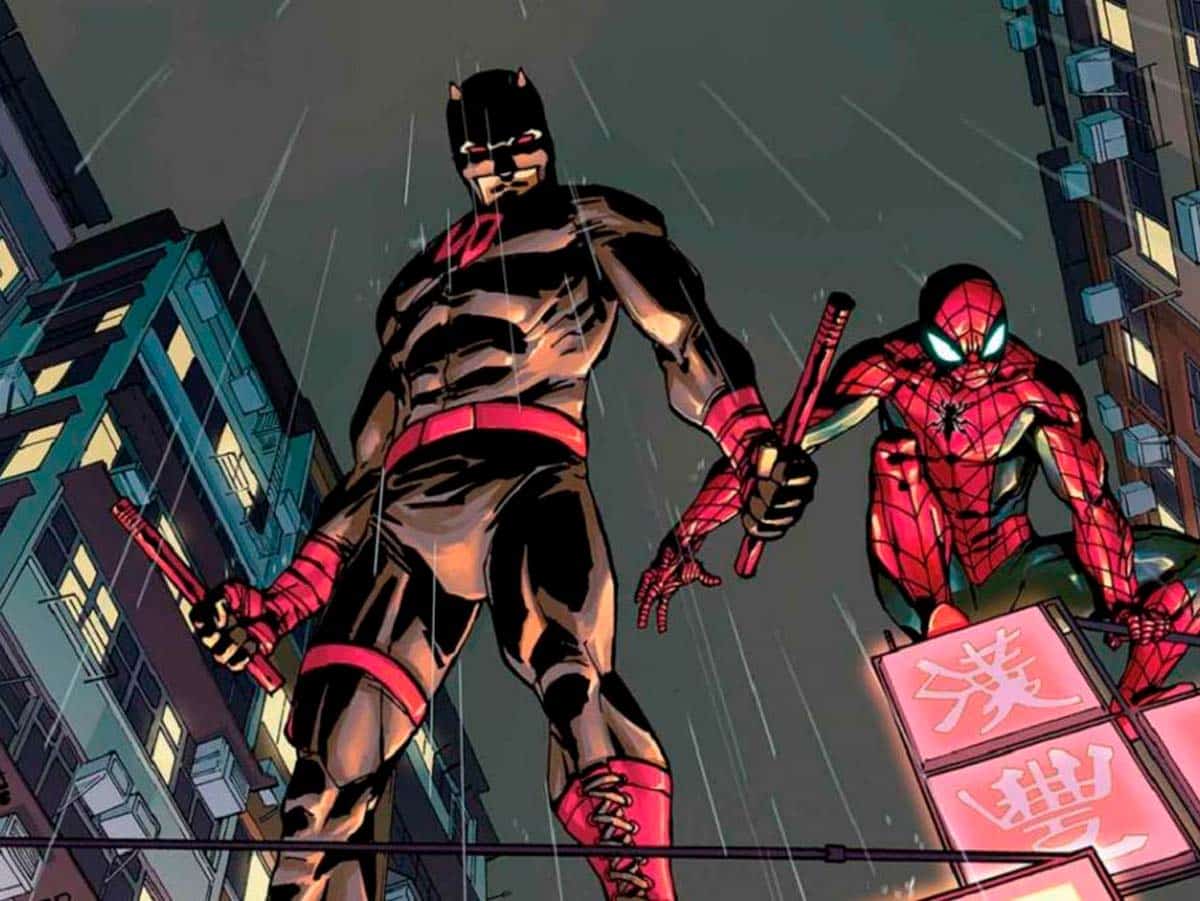 espectacular fan art de daredevil en spider-man 3