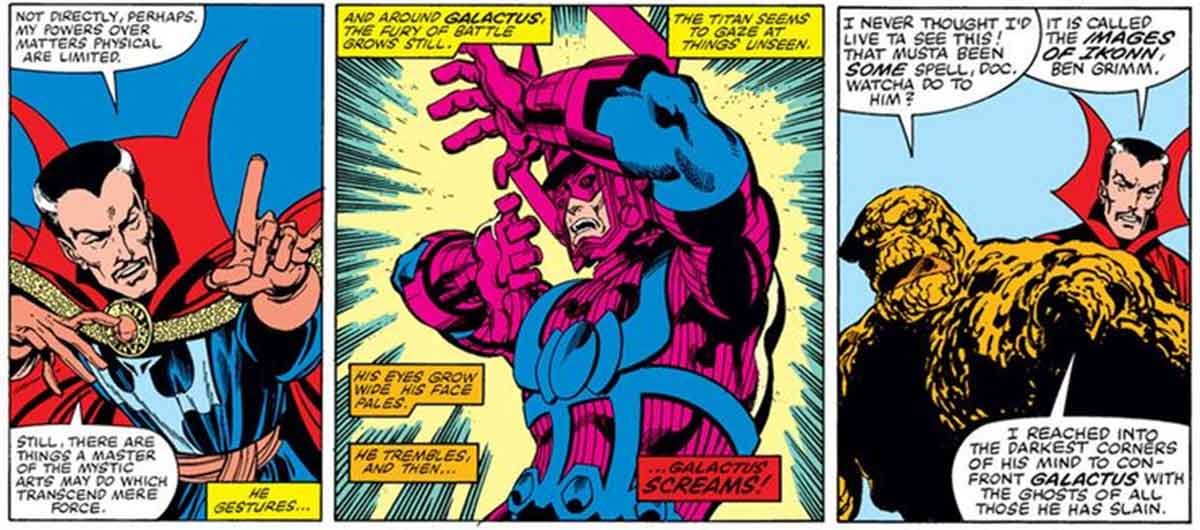 Doctor Strange robo el poder a otro superhéroe para vencer a Galactus