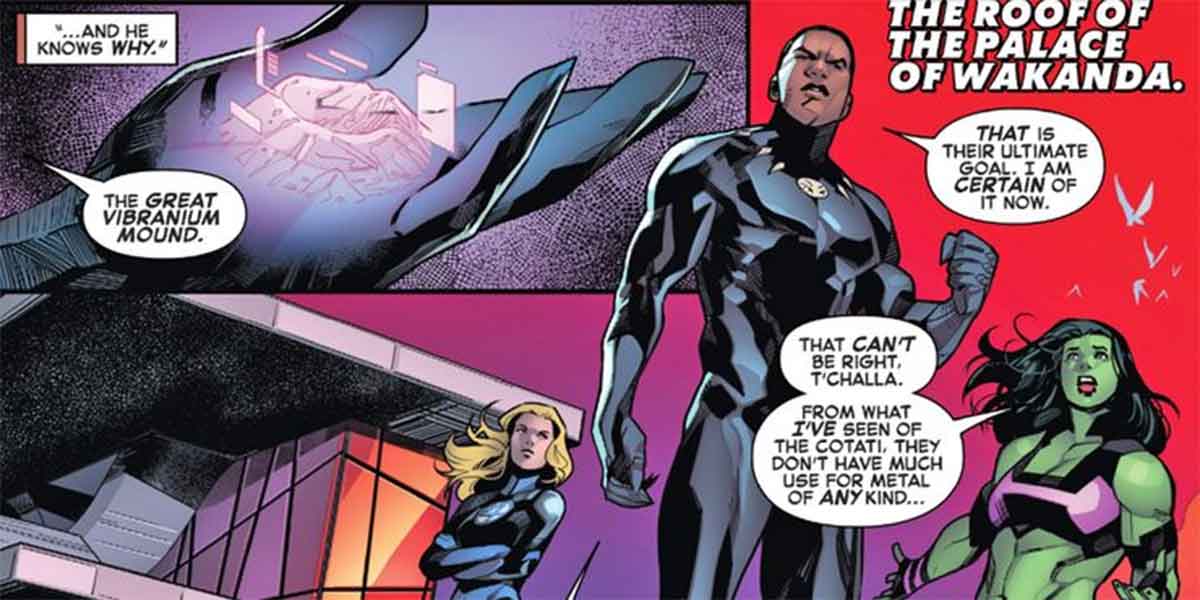 marvel revela que la tierra y wakanda son el centro de la guerra cósmica