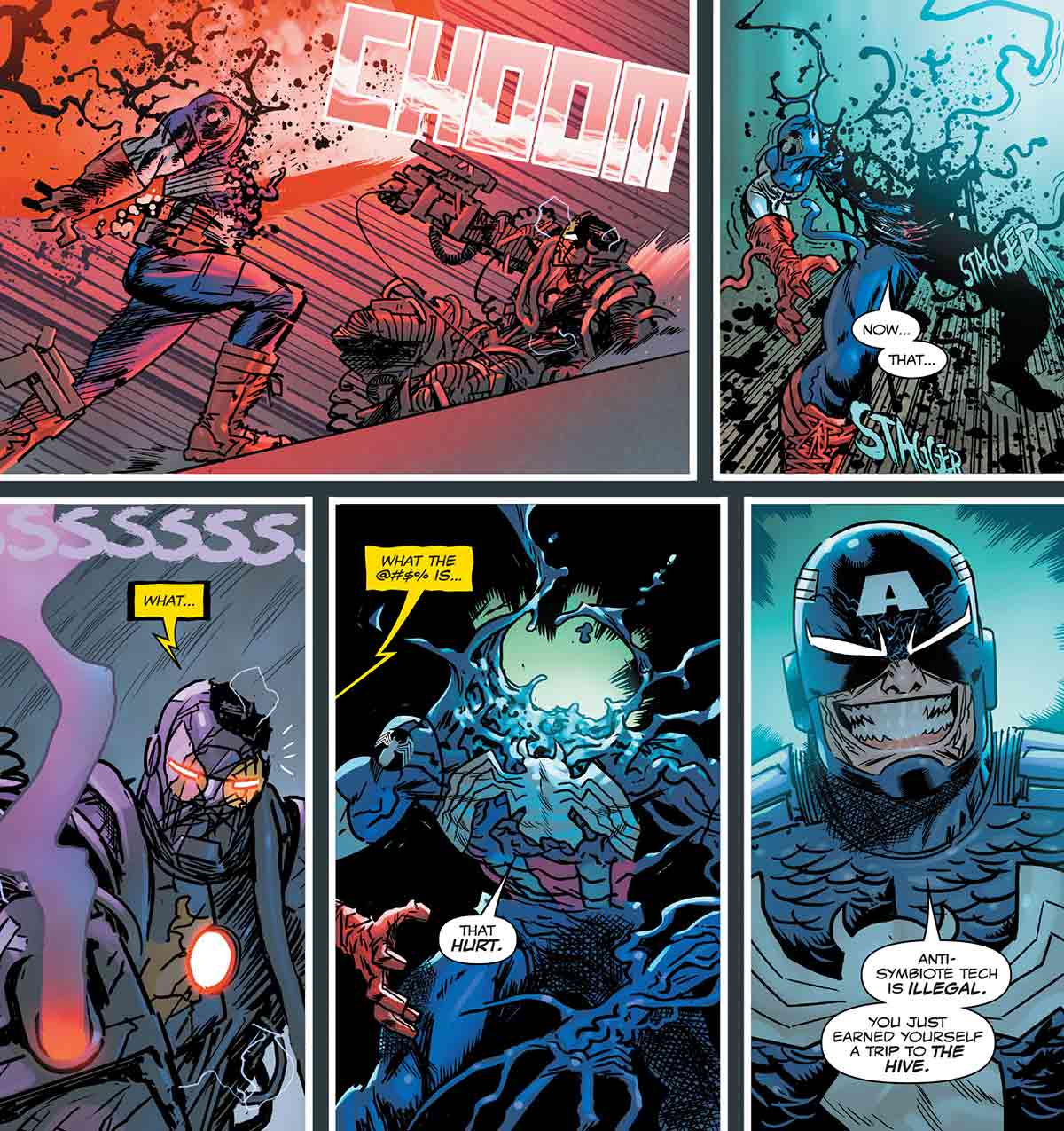 los vengadores más letales de marvel están cazando a venom