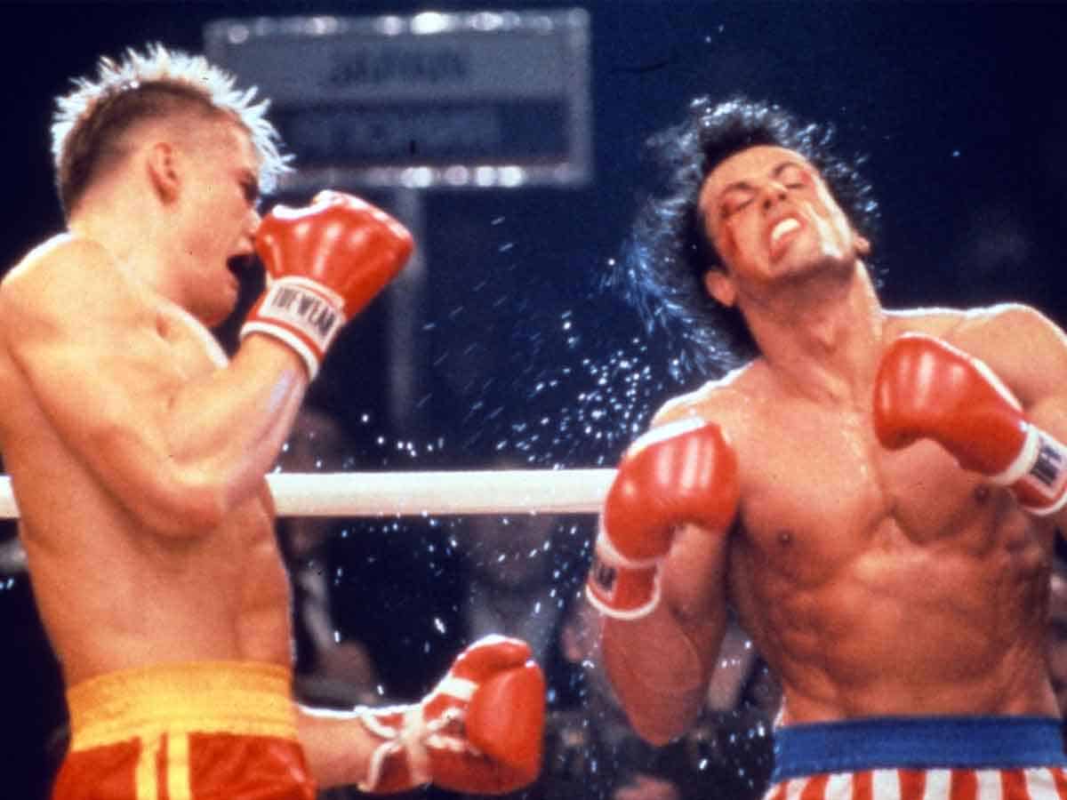 sylvester stallone comparte imágenes inéditas de la pelea de rocky iv