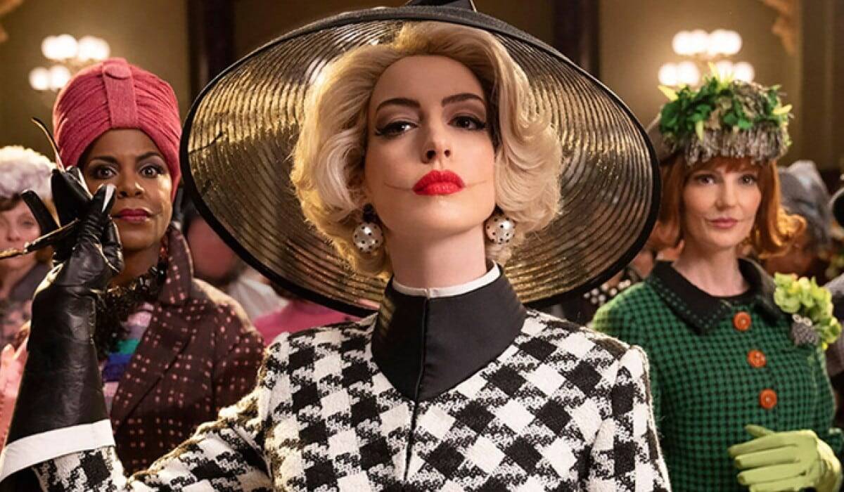 las brujas: el remake presentó una tenebrosa imagen de anne hathaway