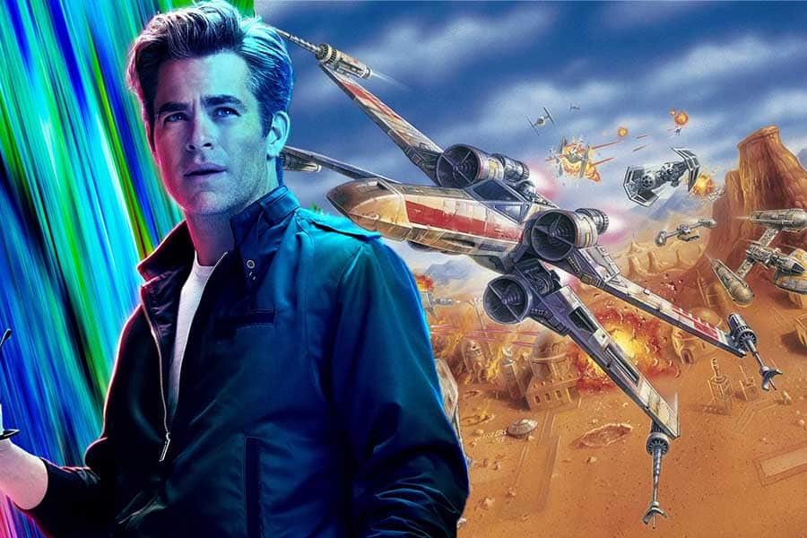 chris pine ya conoce la trama de star wars: rogue squadron