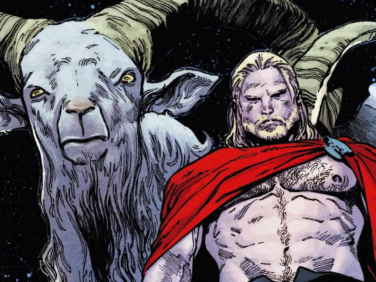filtran el aspecto de las cabras de thor: love and thunder