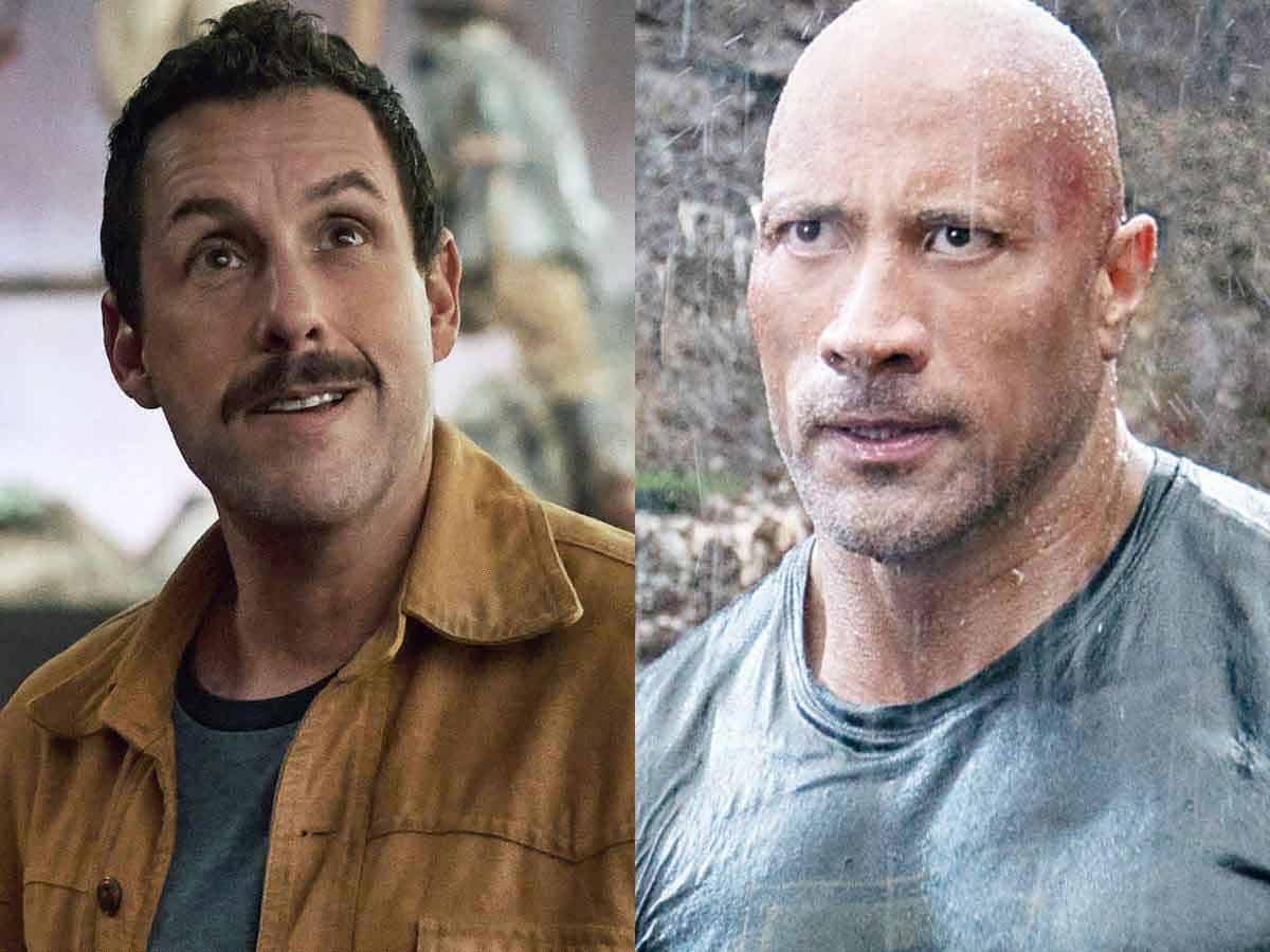 adam sandler y dwayne johnson