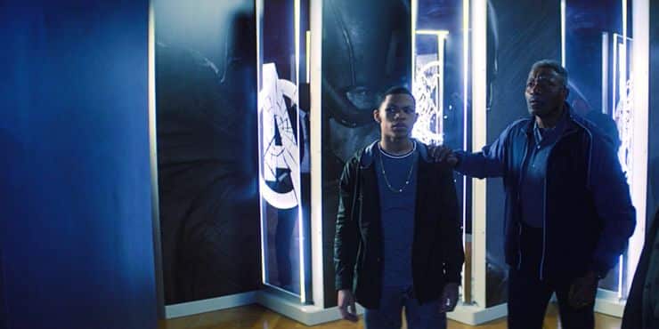 isaiah y eli en falcon y el soldado de invierno