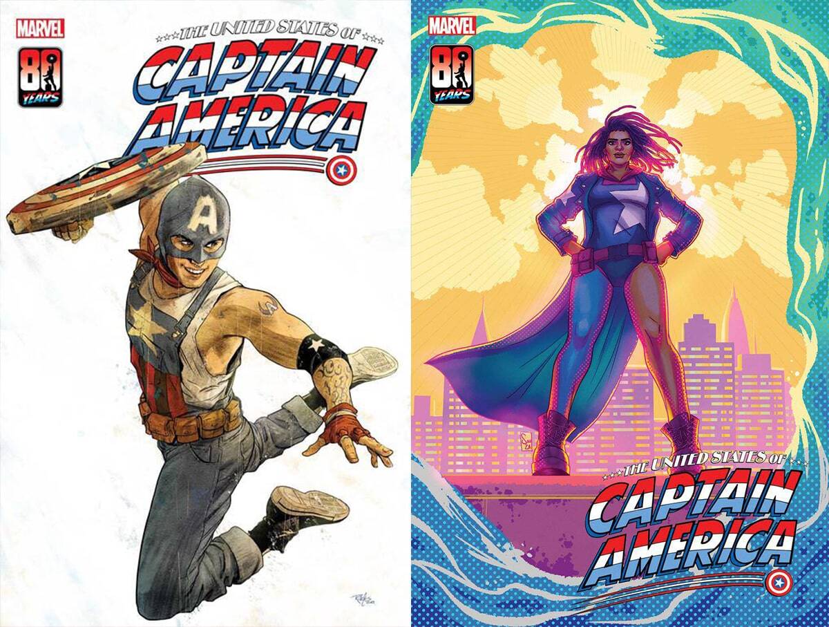 los nuevos capitanes américa