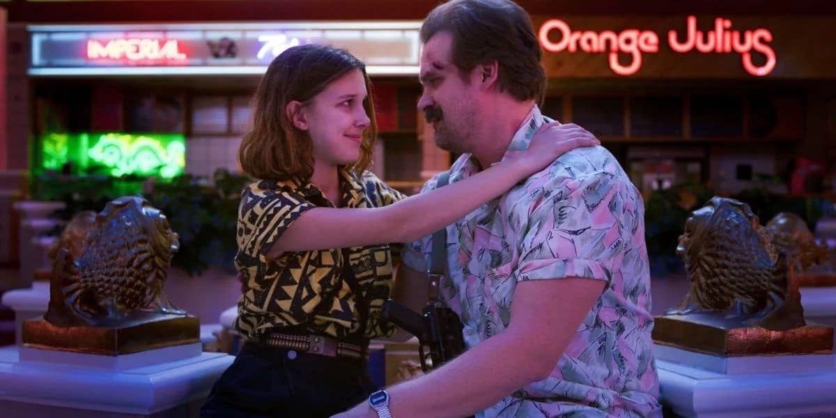 stranger things: david harbour detenido por millie bobby
