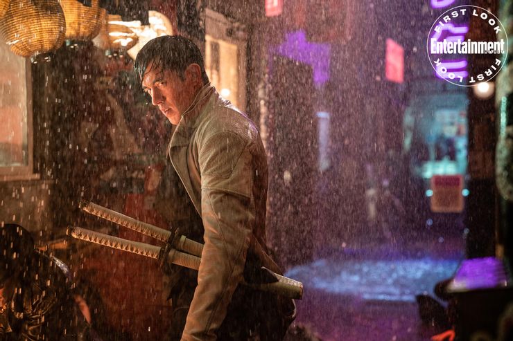 Espectacular primera imagen de Úrsula Corberó en Snake Eyes: el origen andrew koji as storm shadow in snake eyes movie