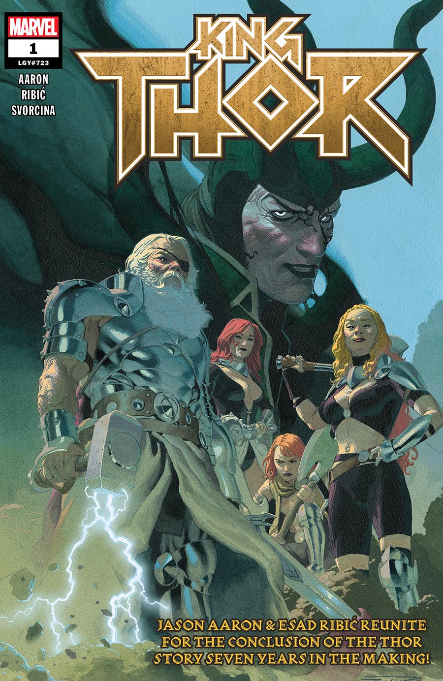 King Thor jason aaron y esad ribic: god-butcher marvel comics loki