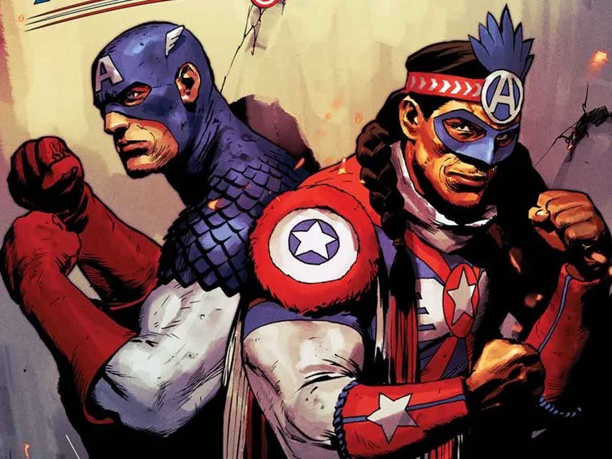 marvel presenta al capitán américa nativo americano