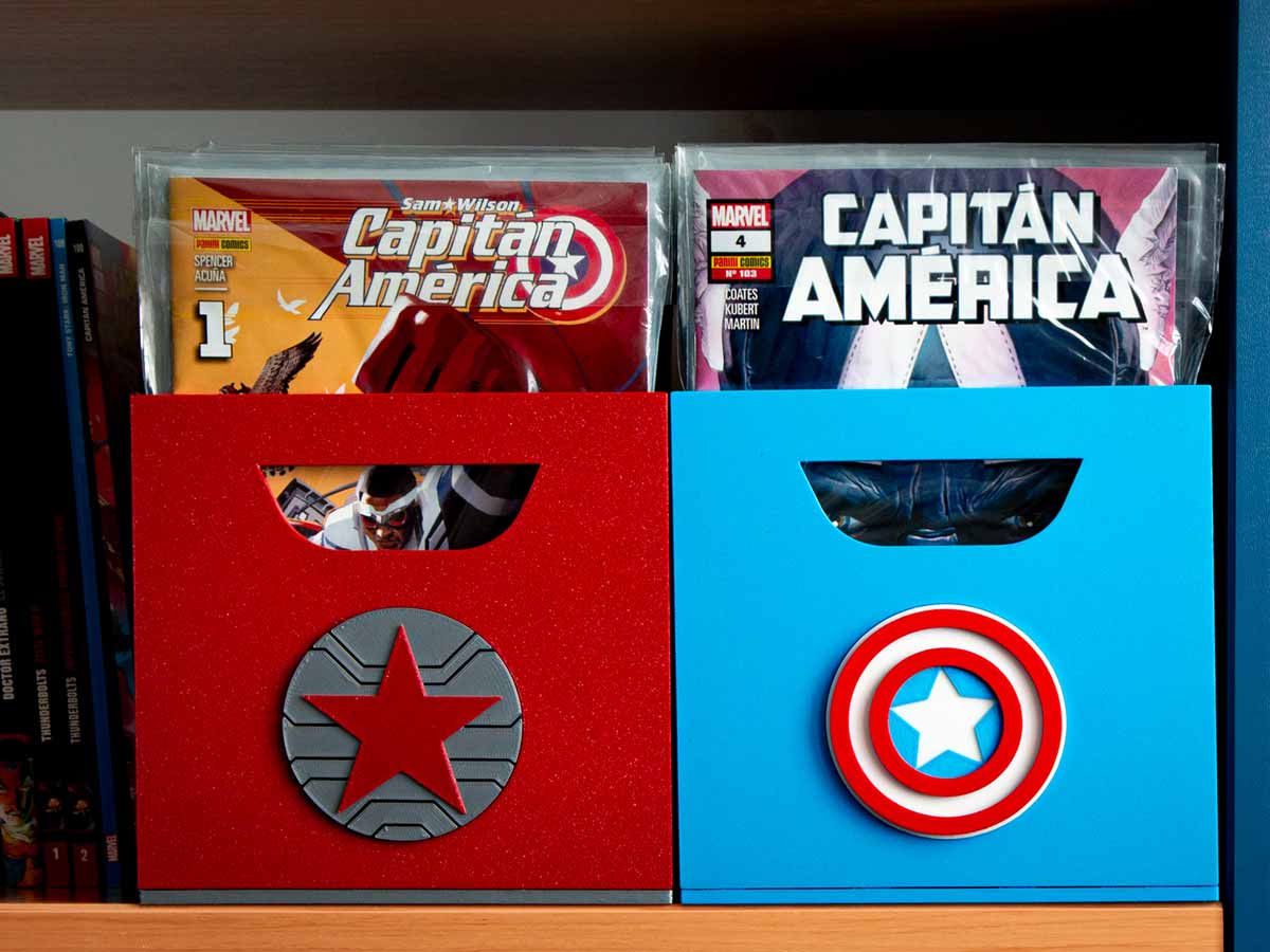 cajón archivador cómics