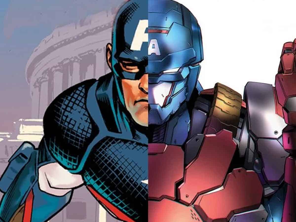 marvel presenta la nueva armadura de capitán américa hecha por iron man