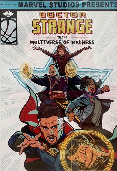 Primer arte oficial de Doctor Strange 2 revela grandes detalles