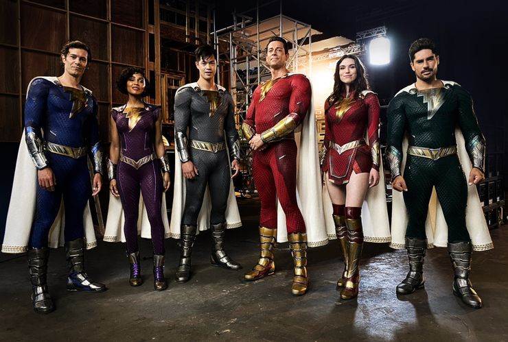 Shazam: Fury of the Gods revela los nuevos trajes de los protagonistas nuevos trajes de shazam fury of the gods
