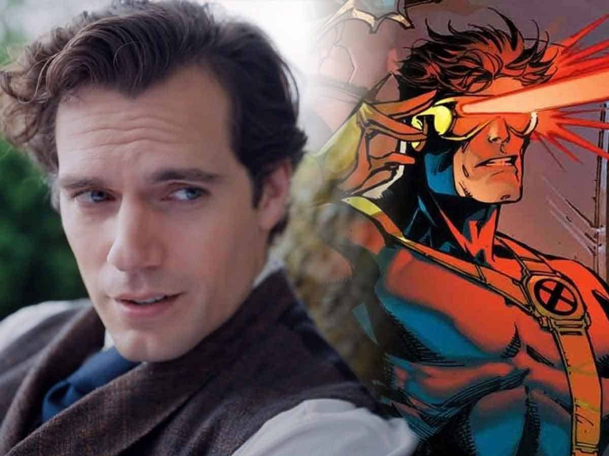 espectacular fan art de henry cavill como cíclope de los x-men